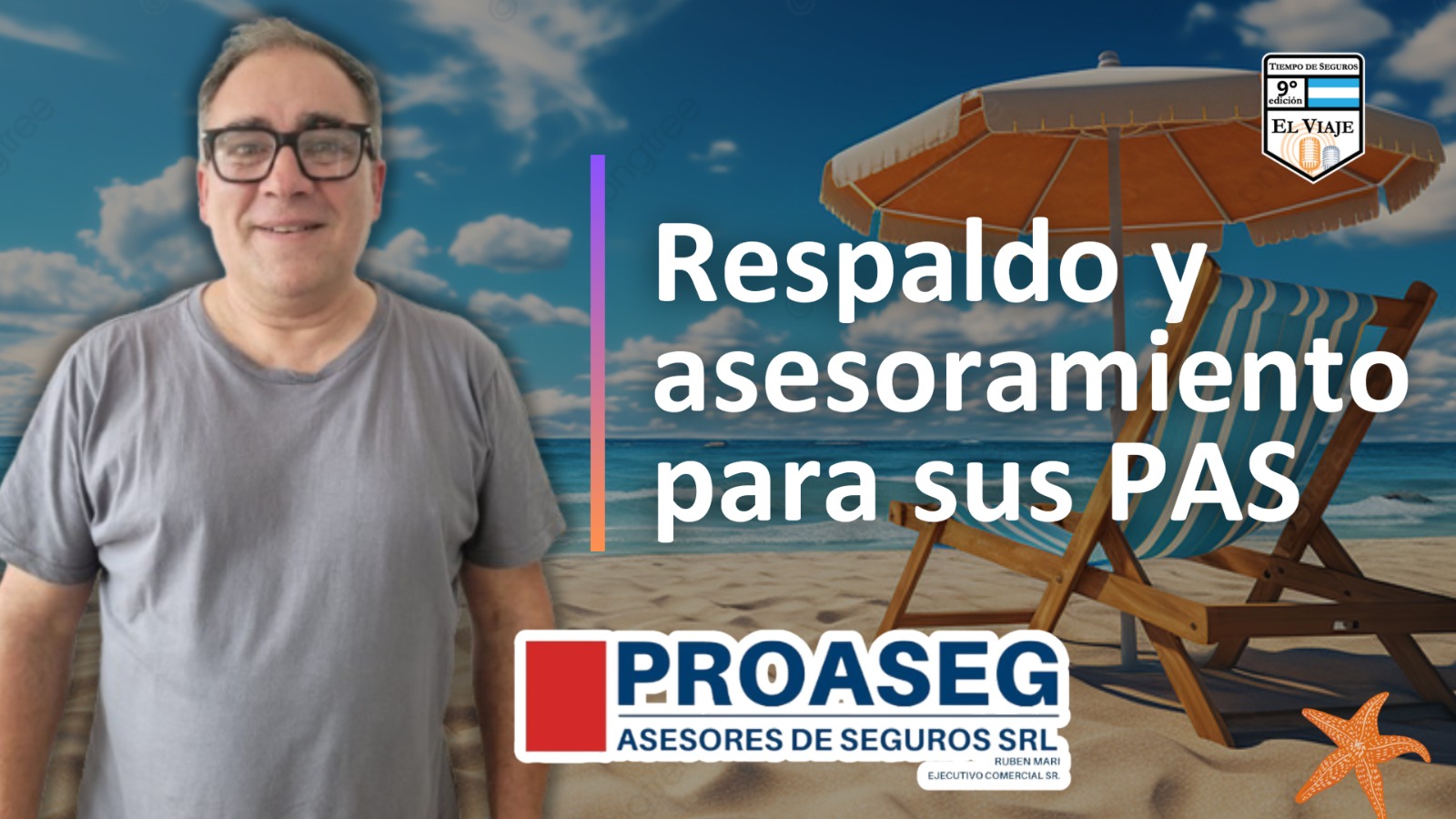 En esta última etapa de la 9° edición de "El Viaje de Tiempo de Seguros" volvimos a visitar la ciudad de Mar de Ajó para conocer las instalaciones que los amigos de PROASEG Asesores de Seguros tienen en esa localidad balnearia y allí conversamos con Fabián Quintana, responsable de esa oficina.